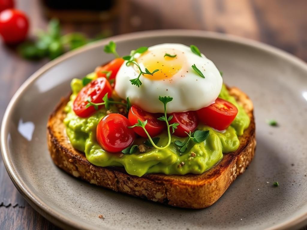 Avocado Toast with Poached Eggs