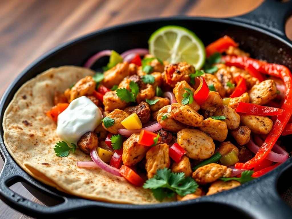 Sizzling Chicken Fajitas