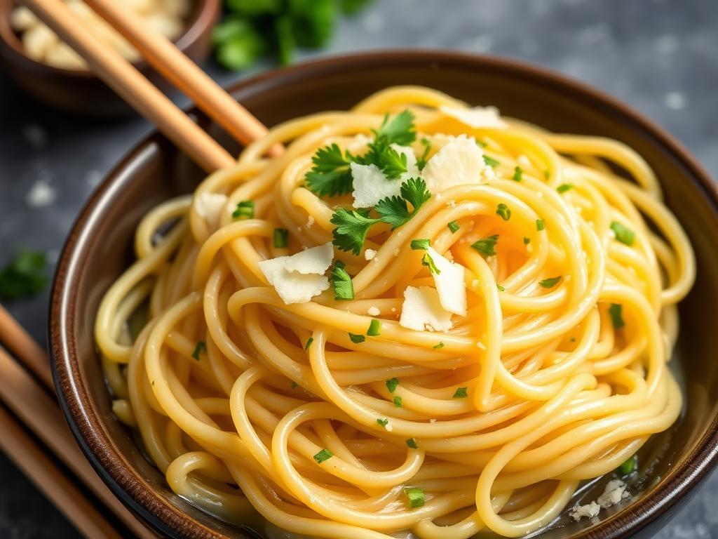 Asian Garlic Butter Noodles