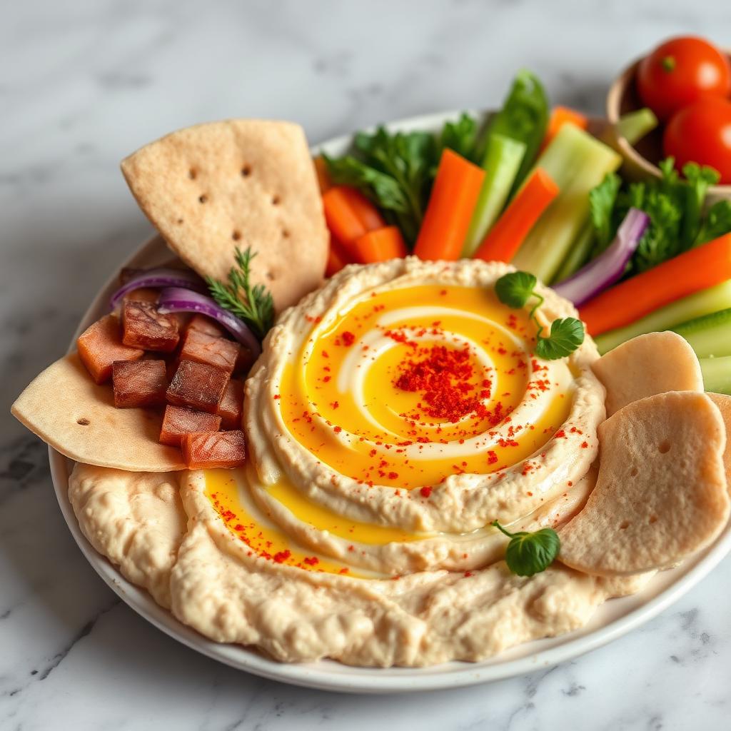 Mediterranean Hummus Platter
