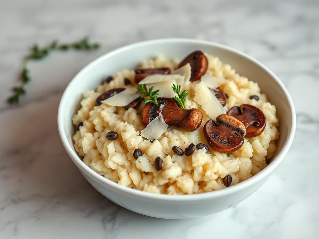 Luxurious Wild Mushroom Risotto
