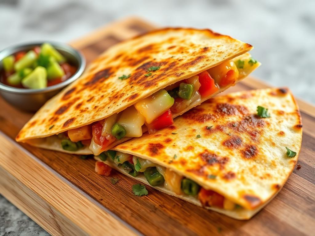 Loaded Cheese Quesadilla