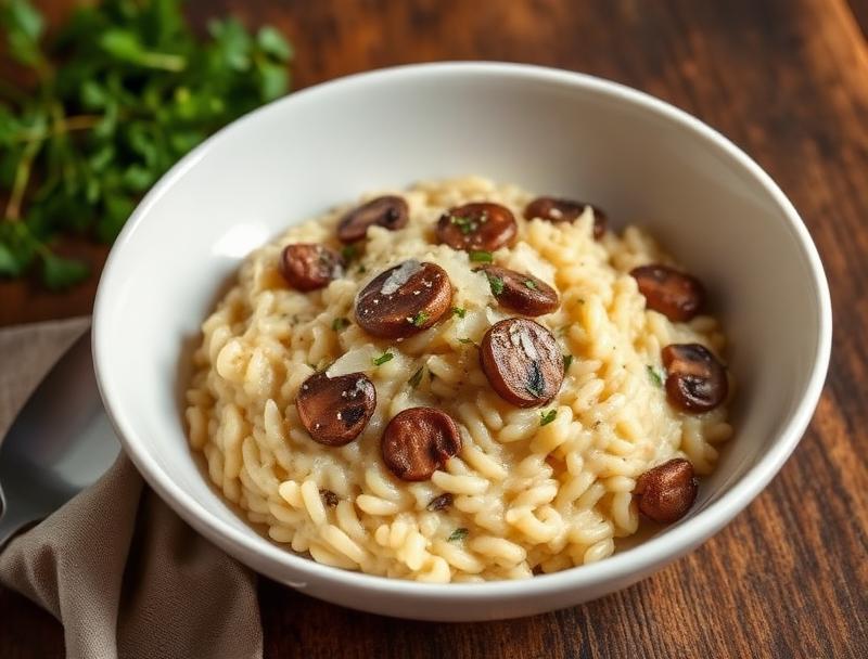 Creamy Mushroom Risotto